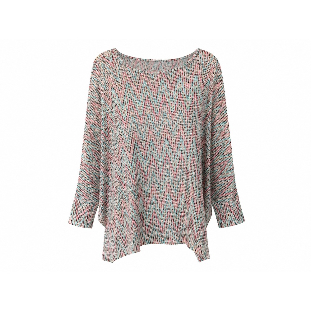 Haptics Holly Harper Confetti Knit Dolman Sleeve Sweater Top Size 1X